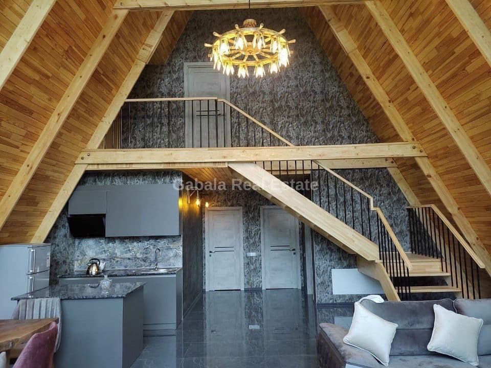 Ready Business Luxury A-Frame with Pool in Gabala – Qafqaz Wood Chalet, photo 4
