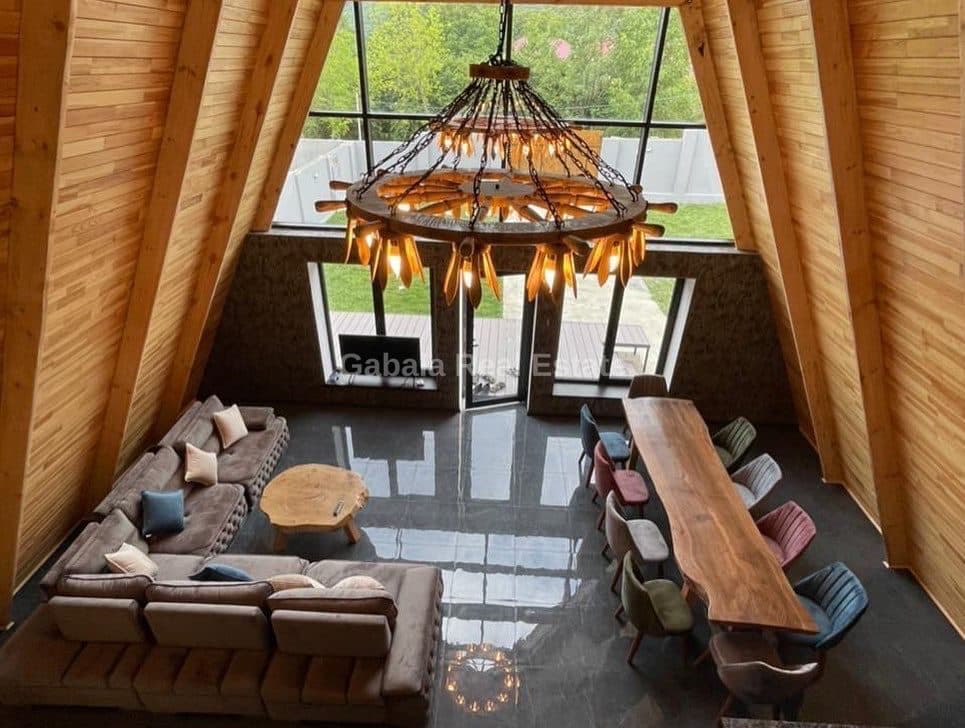 Ready Business Luxury A-Frame with Pool in Gabala – Qafqaz Wood Chalet, photo 6