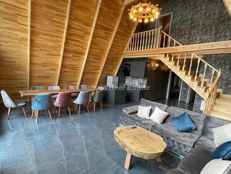 Ready Business Luxury A-Frame with Pool in Gabala – Qafqaz Wood Chalet, photo 3
