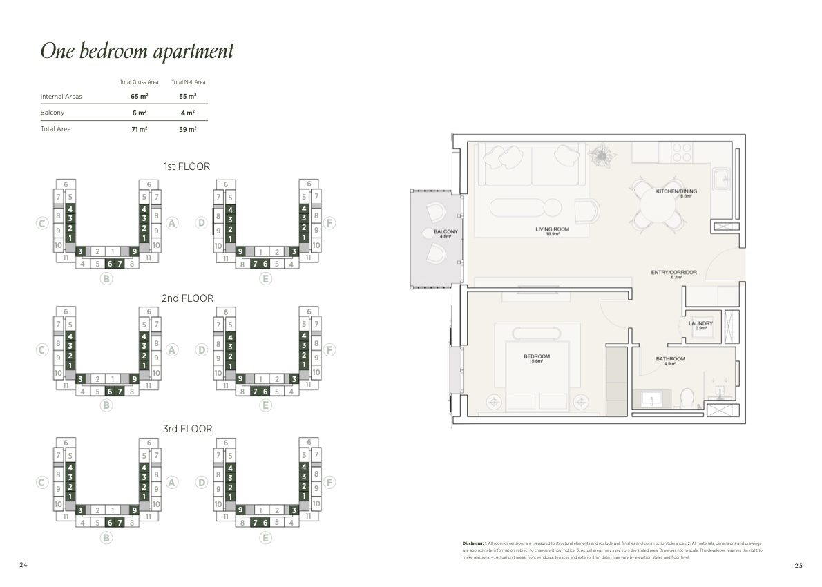 1 Bedroom Apartment, Смотреть планировку