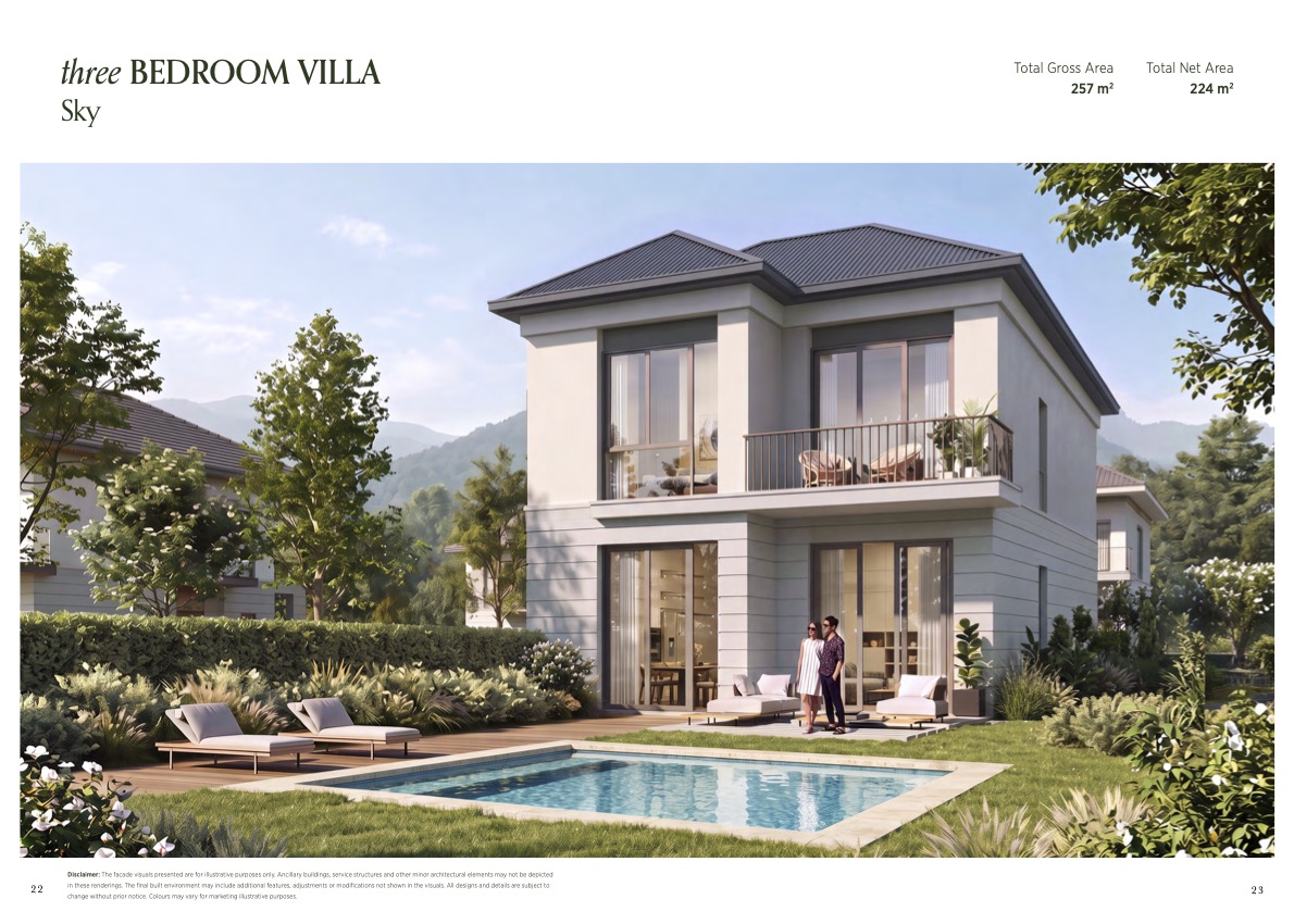 3 Bedroom Villa, Смотреть планировку
